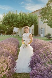 Mariage en Provence dans un champ de lavande